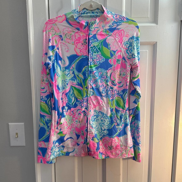 Lilly Pulitzer Jackets & Blazers - Lilly Pulitzer luxletic jacket